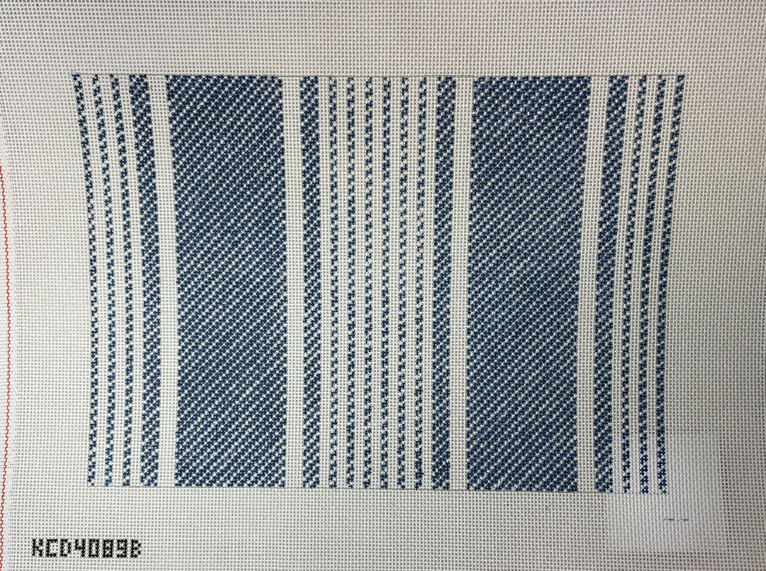 Ticking Pillow Canvas- Blue KCD4089B