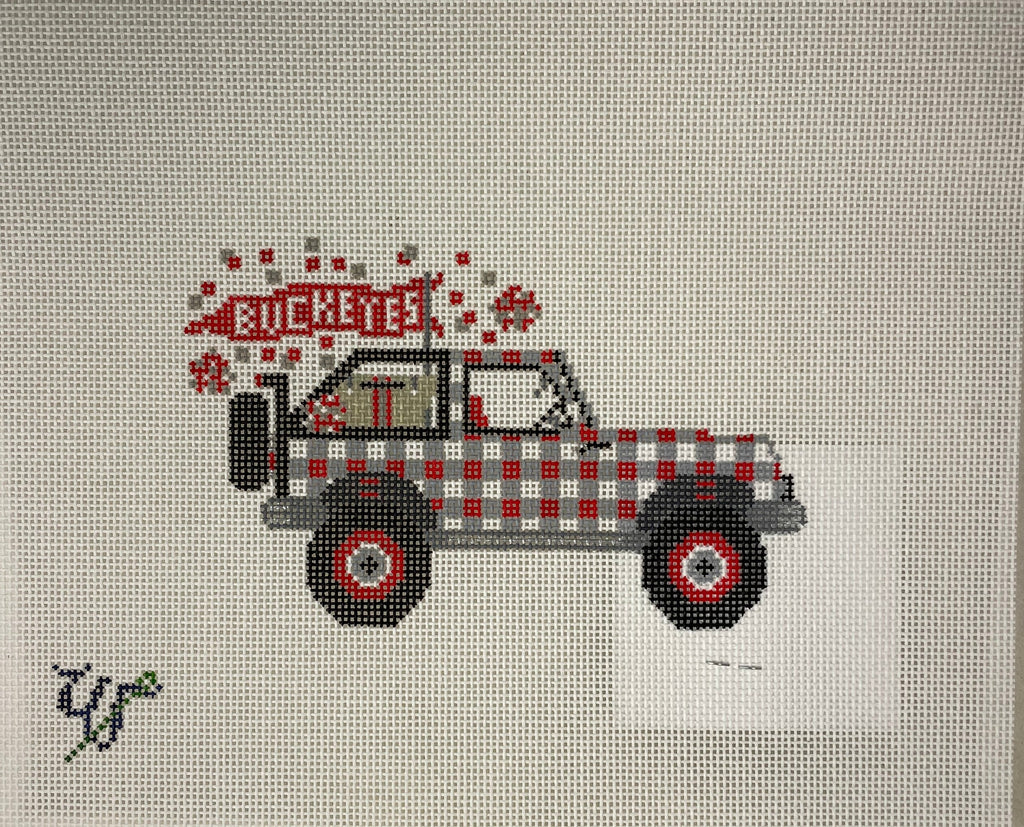 Wipstitch Needleworks WS113 Ohio State Jeep