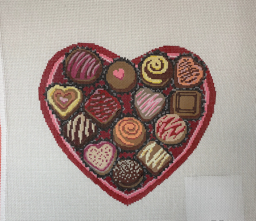 Lauren Bloch Designs V-01 Chocolate Heart Box