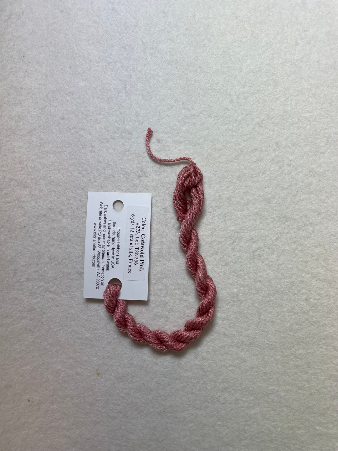Gloriana Silk Floss 273 Cotswold Pink