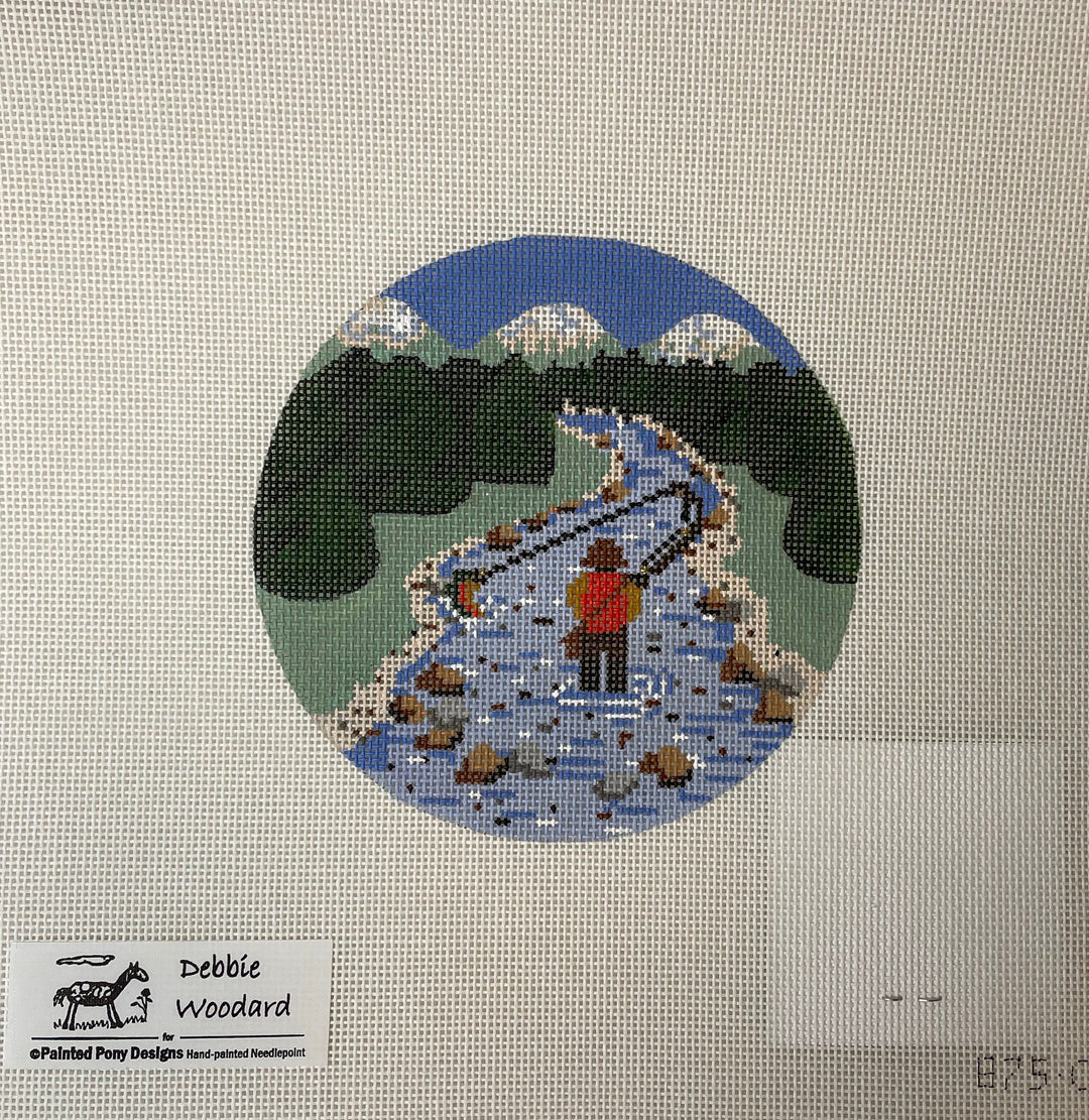 * Painted Pony Designs 875AC Fly Fishing Scene