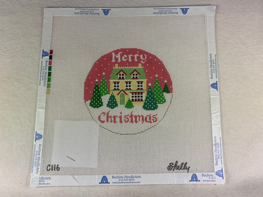 Shelly Tribbey Designs C116 Merry Christmas House