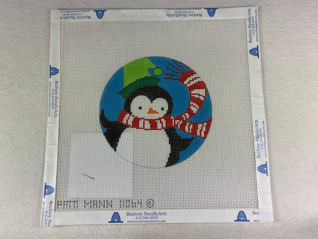 * Patti Mann Designs 11064-CHR Retro Penguin Ornament