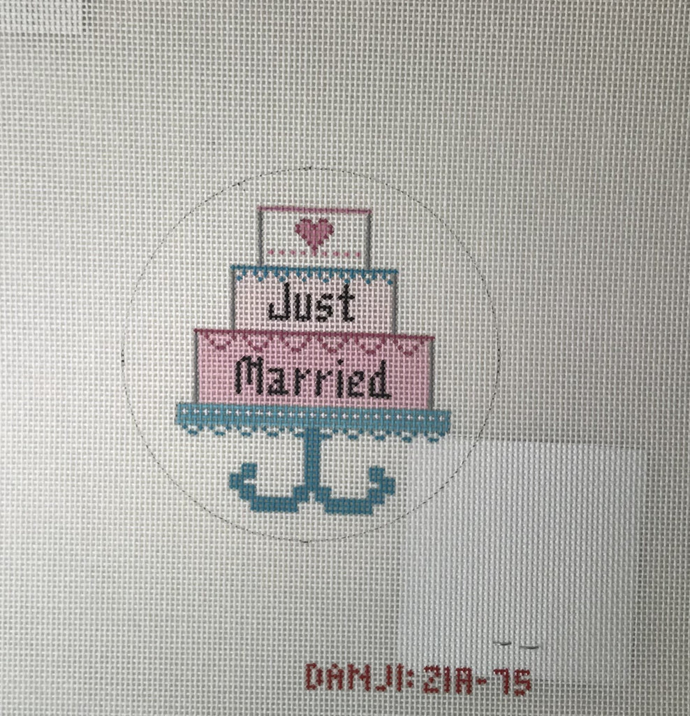 * Danji Designs ZIA-75 Just Married Cake Ornament