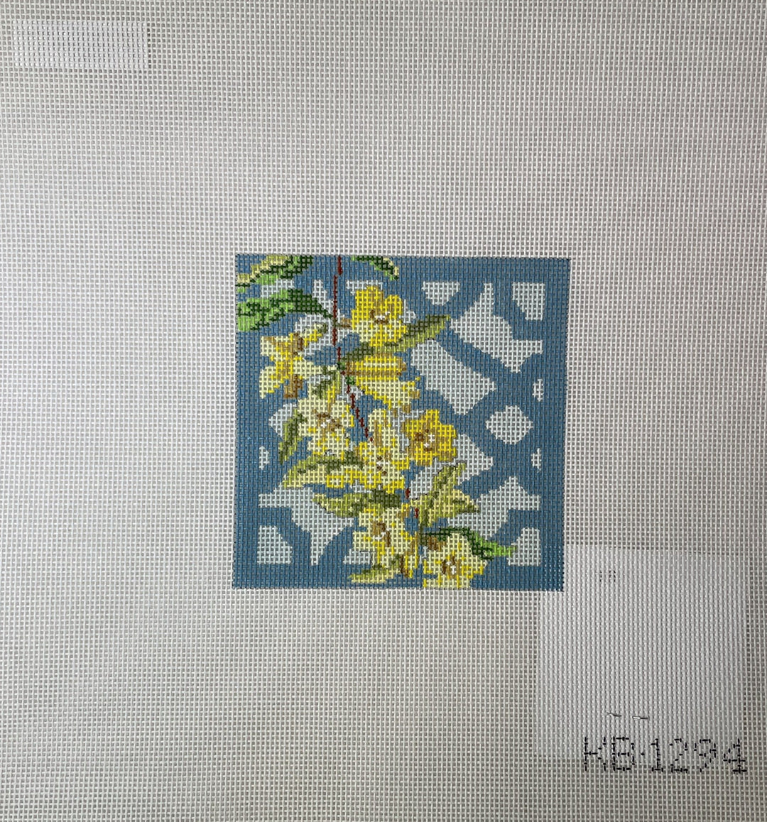Kirk and Bradley KB1294 Trellis Coaster - Carolina Jasmine