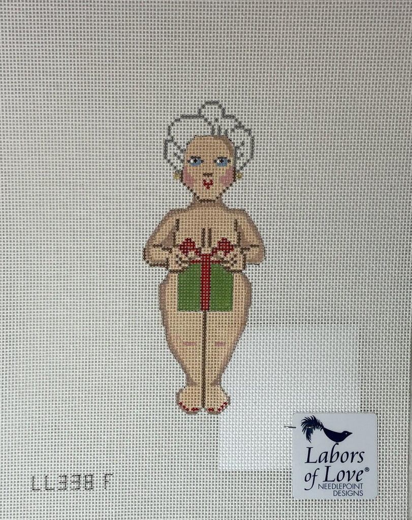 Labors of Love LL338F Naked Mrs. Santa with Present