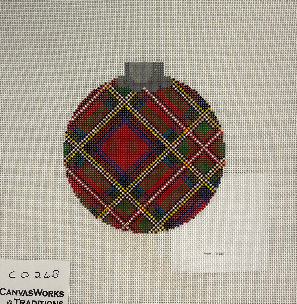 * CanvasWorks Traditions CO26B Royal Stewart Ornament