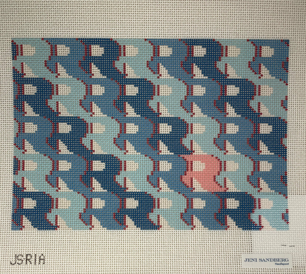 * Jeni Sandberg JSR1A 'R' Letter Clutch