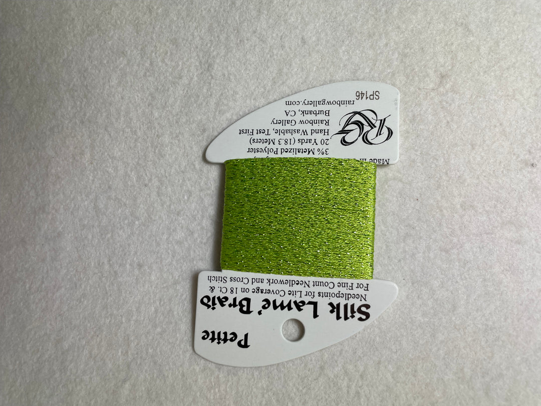 Petite Silk Lame Braid SP146 Apple Green