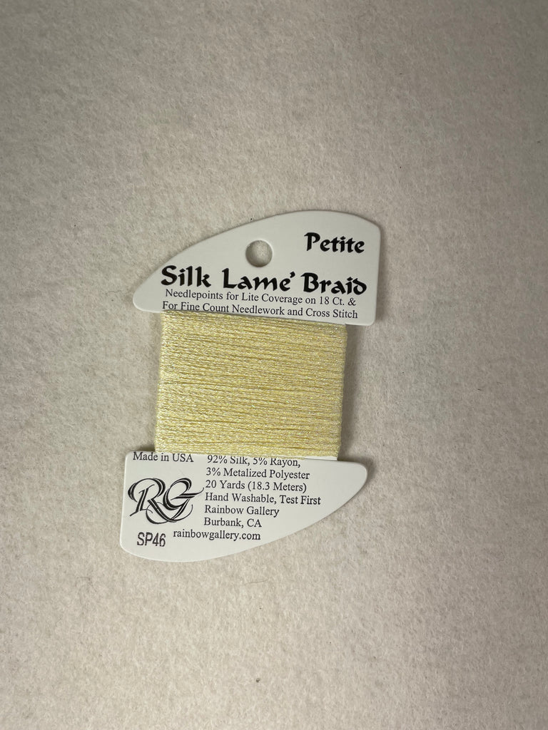 Petite Silk Lame Braid SP46 Lemon Mist