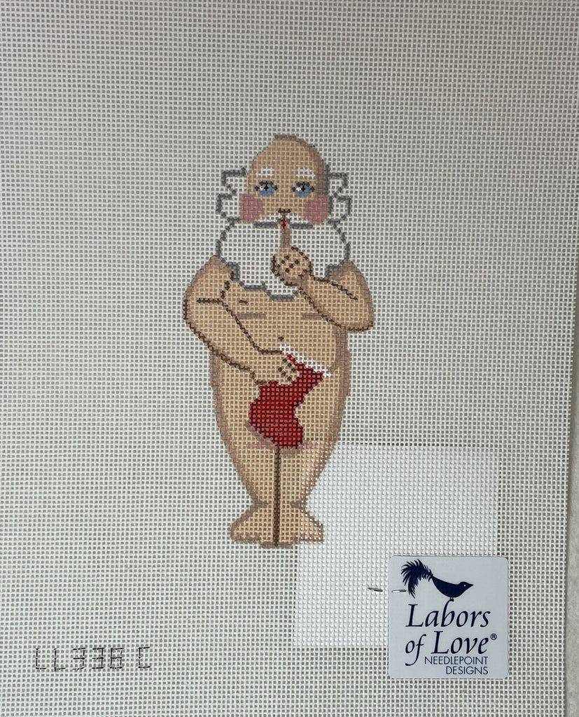 Labors of Love LL338C Naked Santa with Stocking