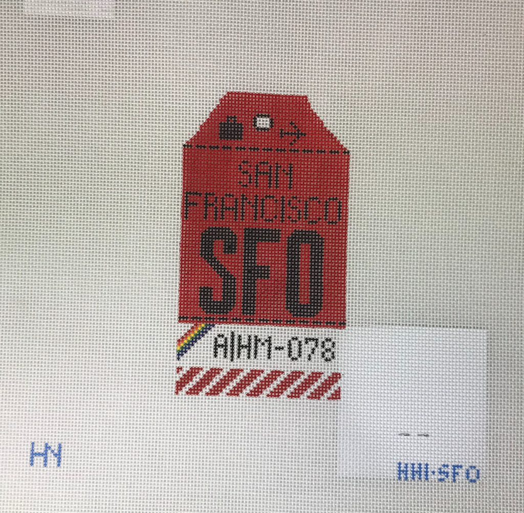 * Hedgehog Needlepoint HH1 SFO San Francisco