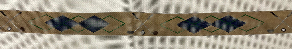 * Meredith Collection 236M Argyle Golf Belt