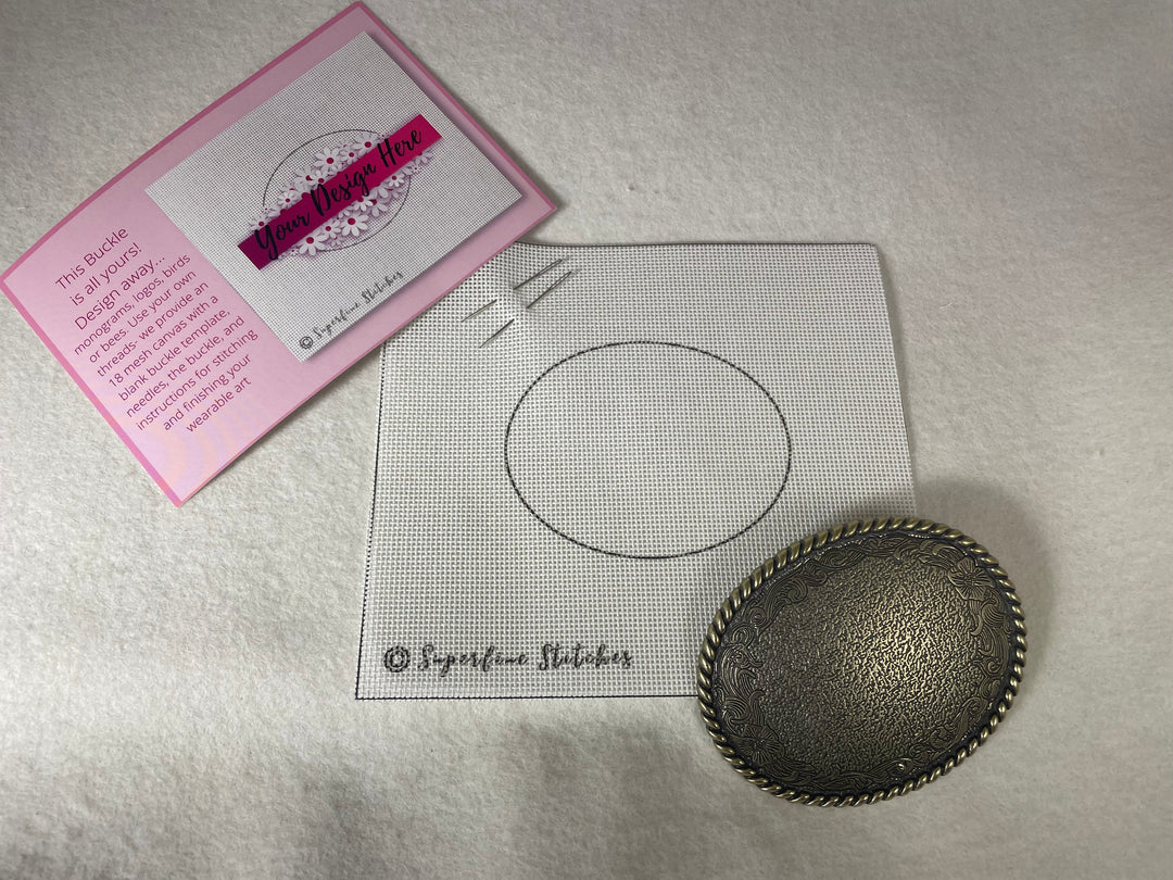 Superfine Stitches Buckle Kit- Blank