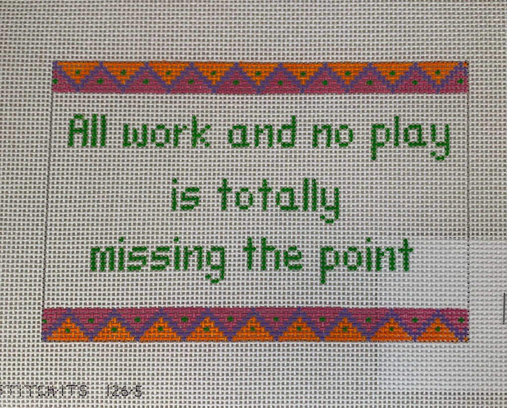 * Stitch It's 126-5 All Work...No Play