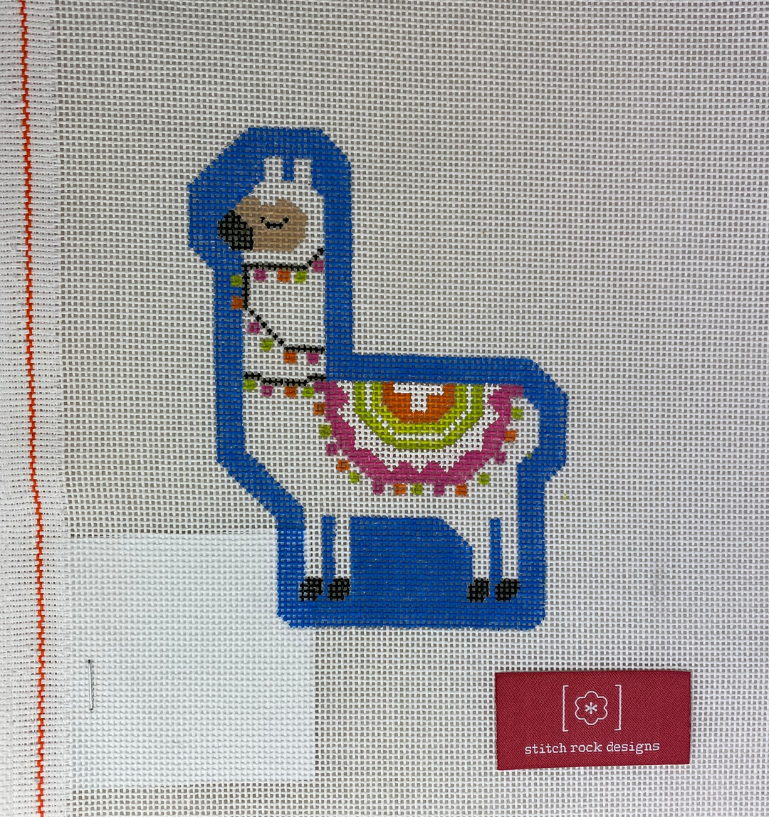 Stitch Rock Designs 235 L-02B Blue Llama