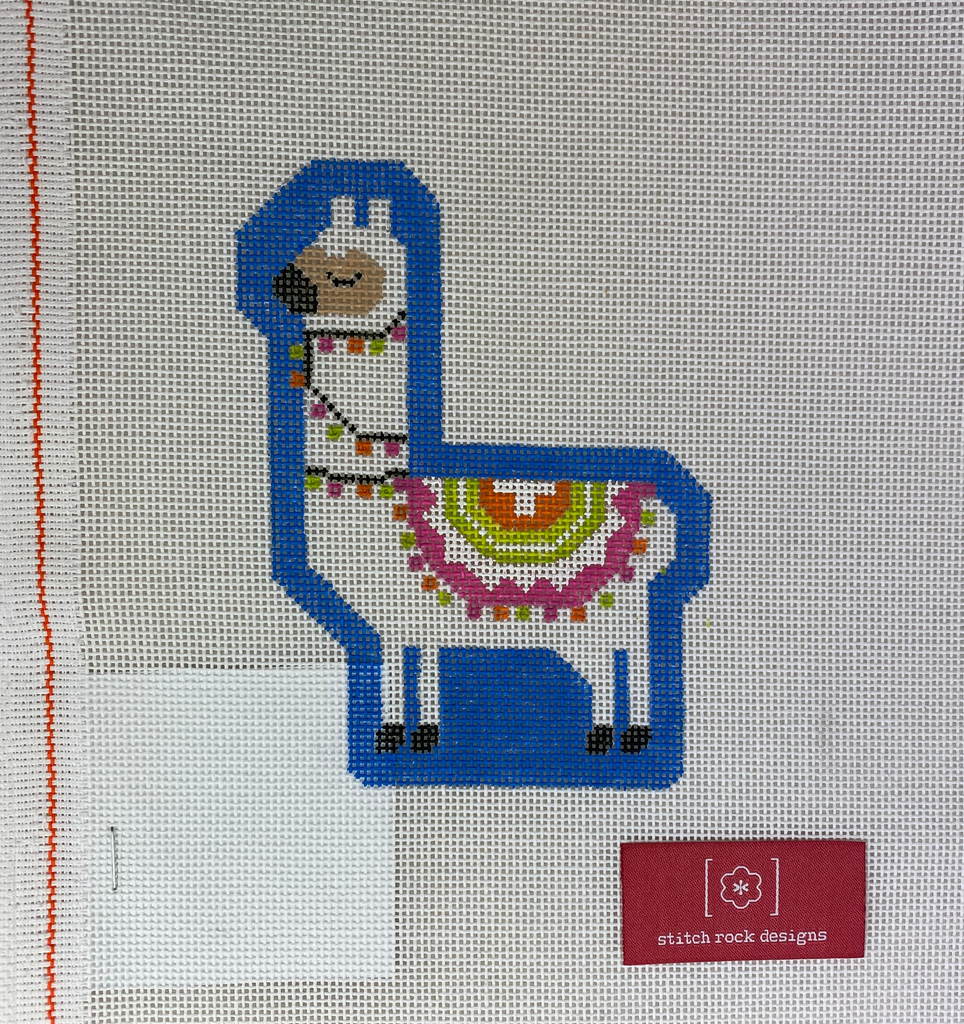 Stitch Rock Designs 235 L-02B Blue Llama
