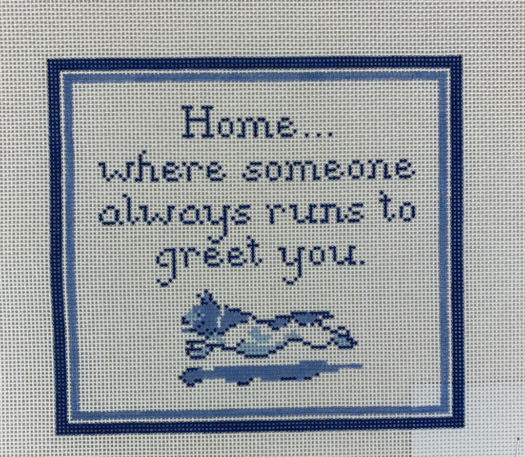 * The Plum Stitchery DM-2F Home... Where Someone Always...