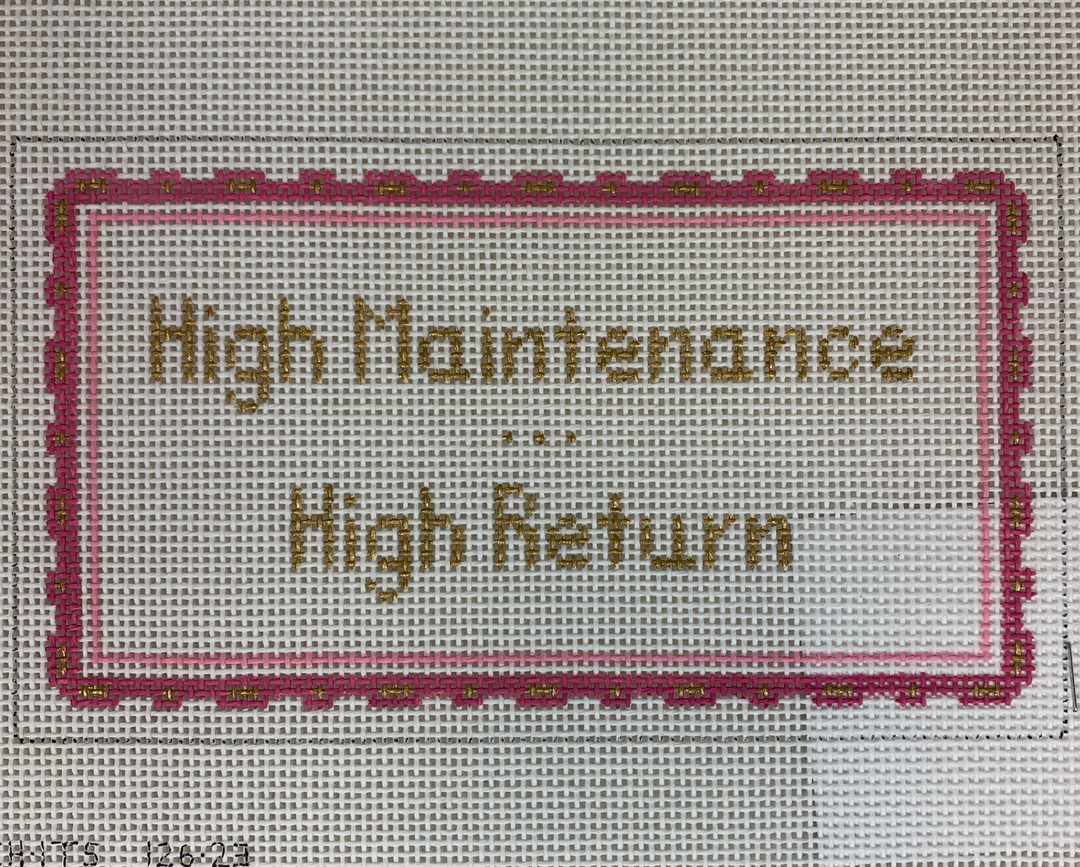 Stitch It's 126-23 High Maintenance...