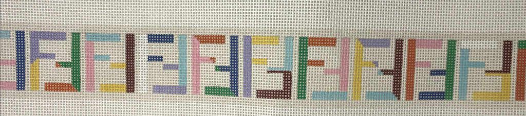 * Rachel Barri 'F' Strap- Multi-color