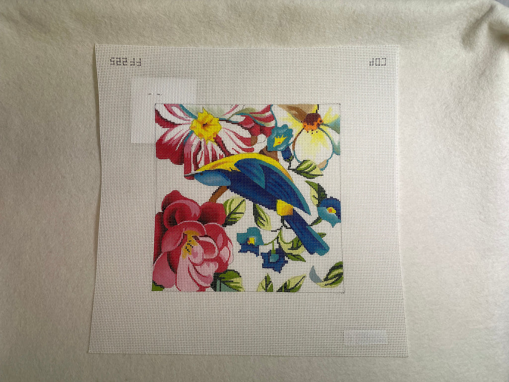 Colors of Praise FF225 Floral with Blue Bird