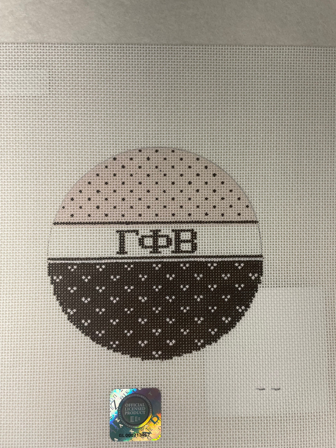 * Gamma Phi Beta Striped Round