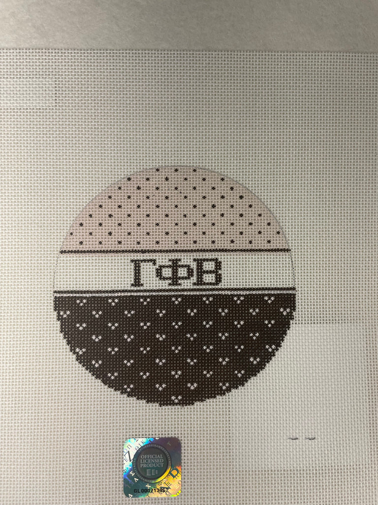 * Gamma Phi Beta Striped Round