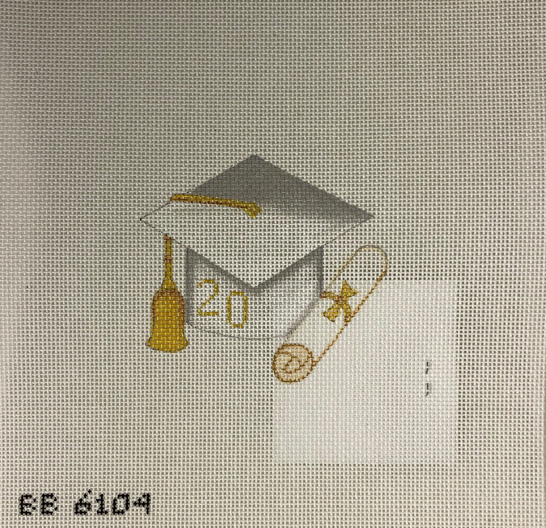 Burnett and Bradley BB6104 Graduation Cap - White