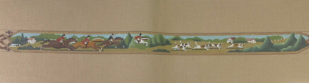 * Susan Roberts Needlepoint TTB145 Hunt Scene- 18m
