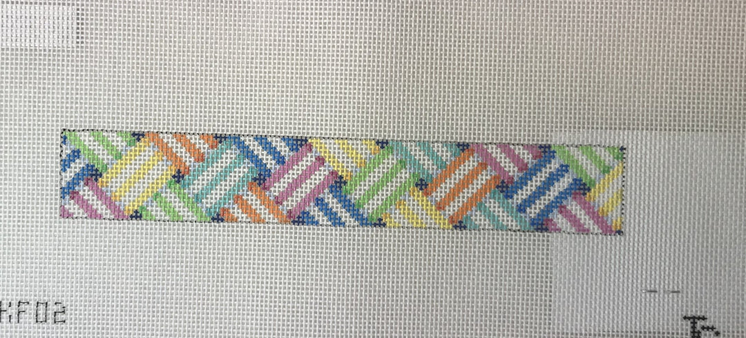 Two Sisters Needlepoint KF02 Bright Ribbon Key Fob 18m