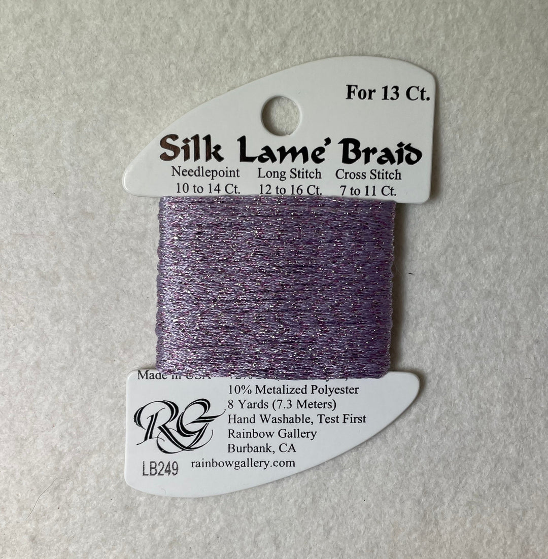 Silk Lame Braid LB249 Pale Mauve