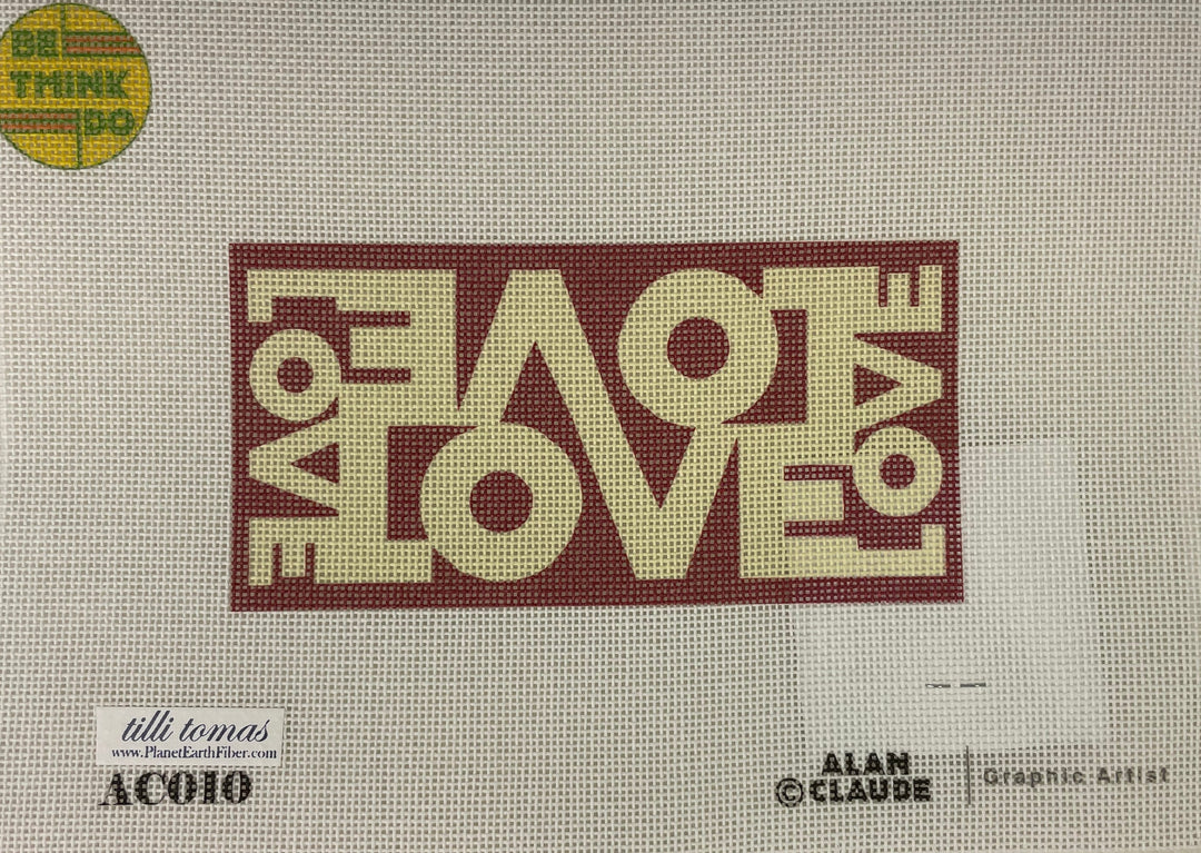 * Alan Claude AC010 Love / red Canvas