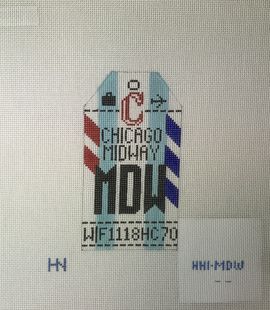 * Hedgehog Needlepoint Chicago-Midway
