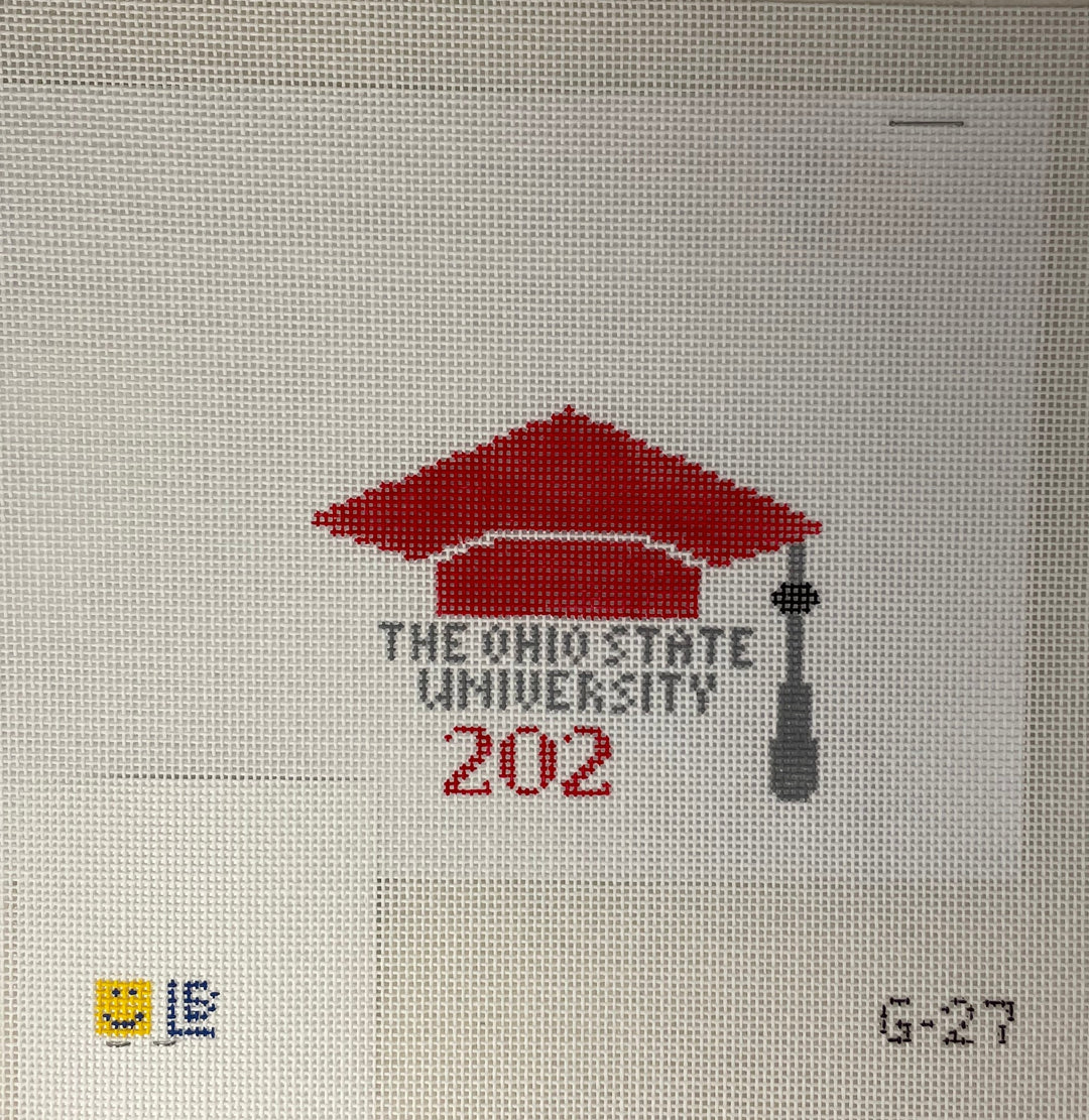 * Lauren Bloch Designs G27 Ohio State University Grad Cap