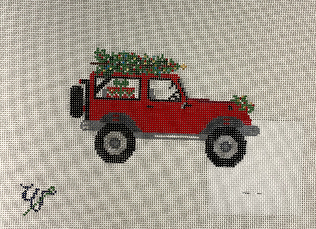 * Wipstitch Needleworks 059 Christmas Jeep