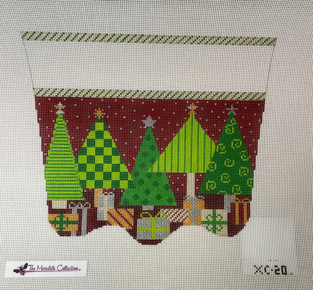 Meredith Collection XC-20 Oh Christmas Tree Stocking Cuff- 13m