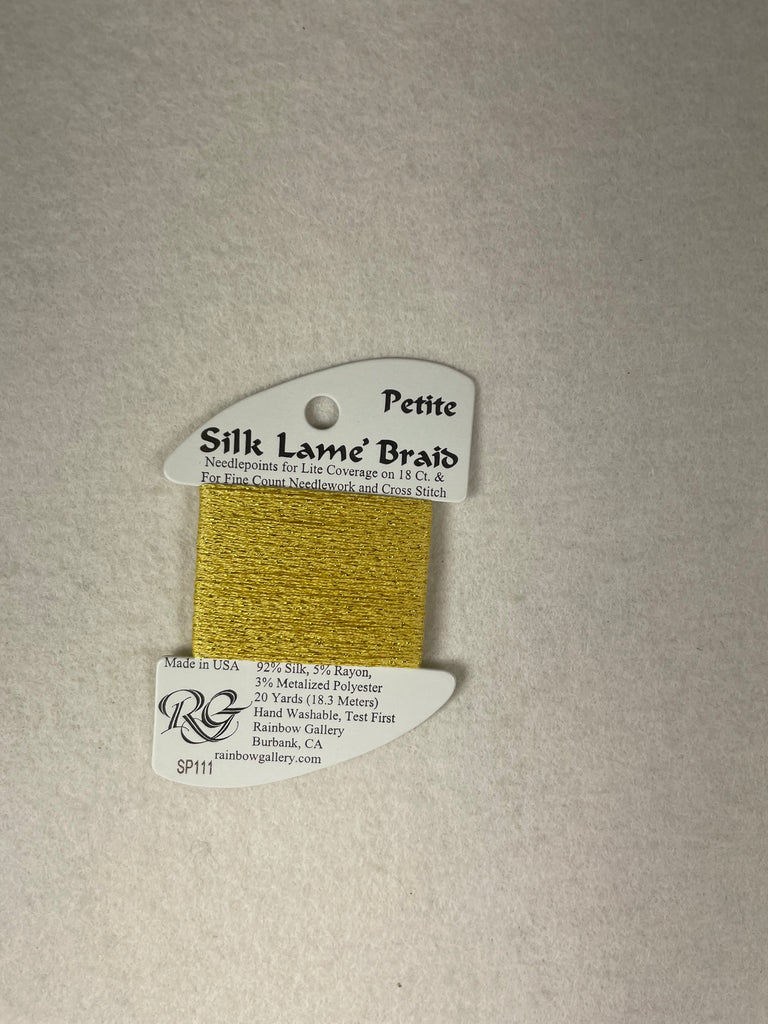 Petite Silk Lame Braid SP111 Chardonnay