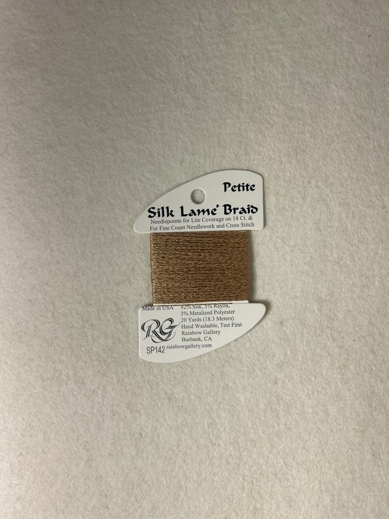 Petite Silk Lame Braid SP142 Toasted Almond