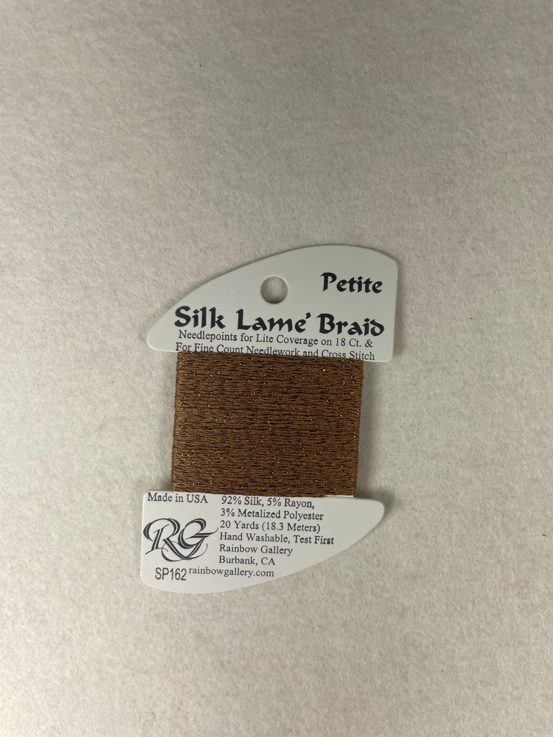 Petite Silk Lame Braid SP162 Hazel