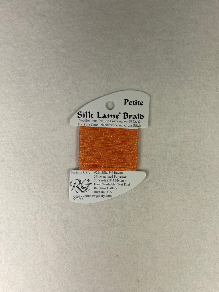 Petite Silk Lame Braid SP177 Orange Pop
