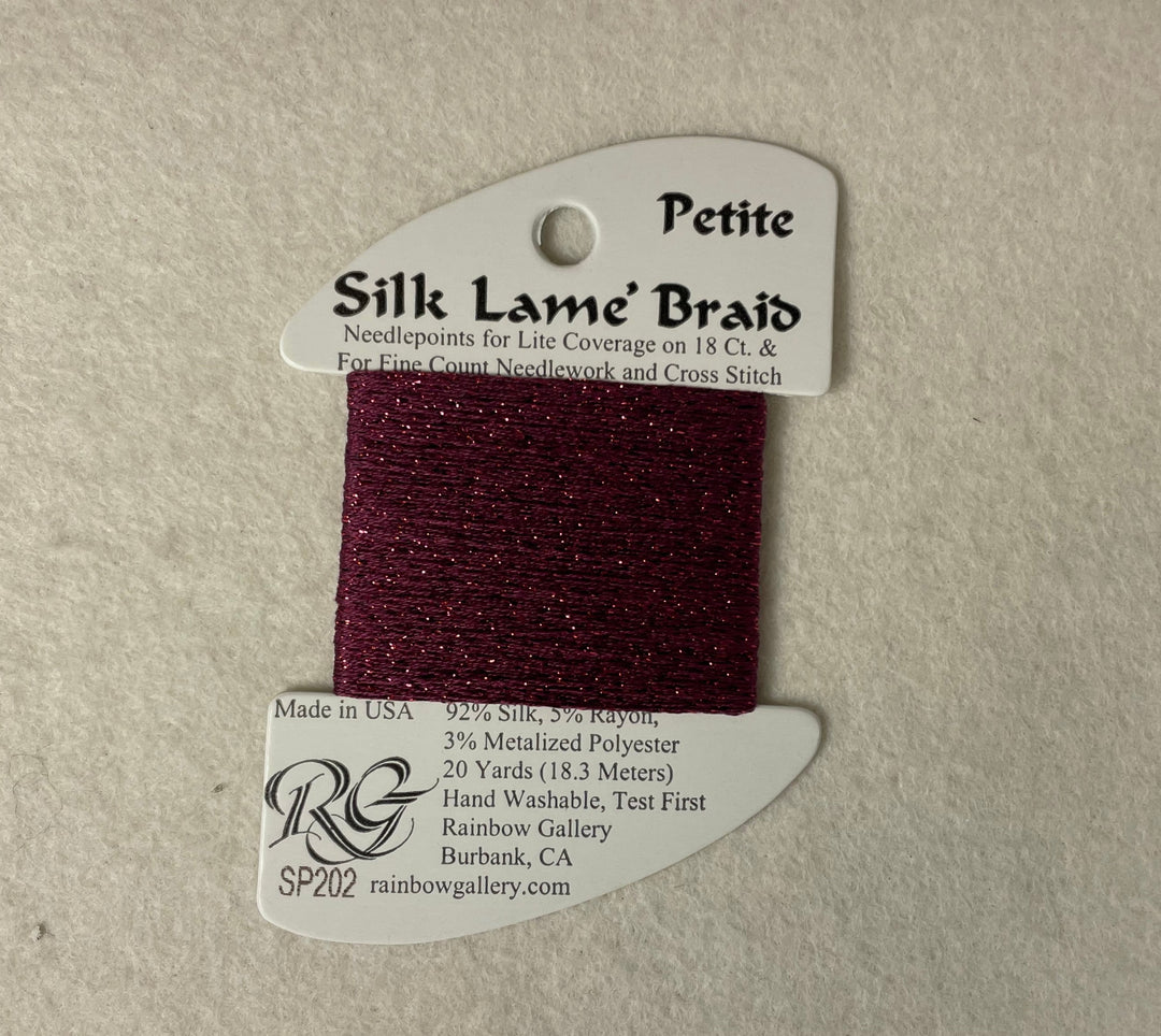 Petite Silk Lame Braid SP202 Wild Plum