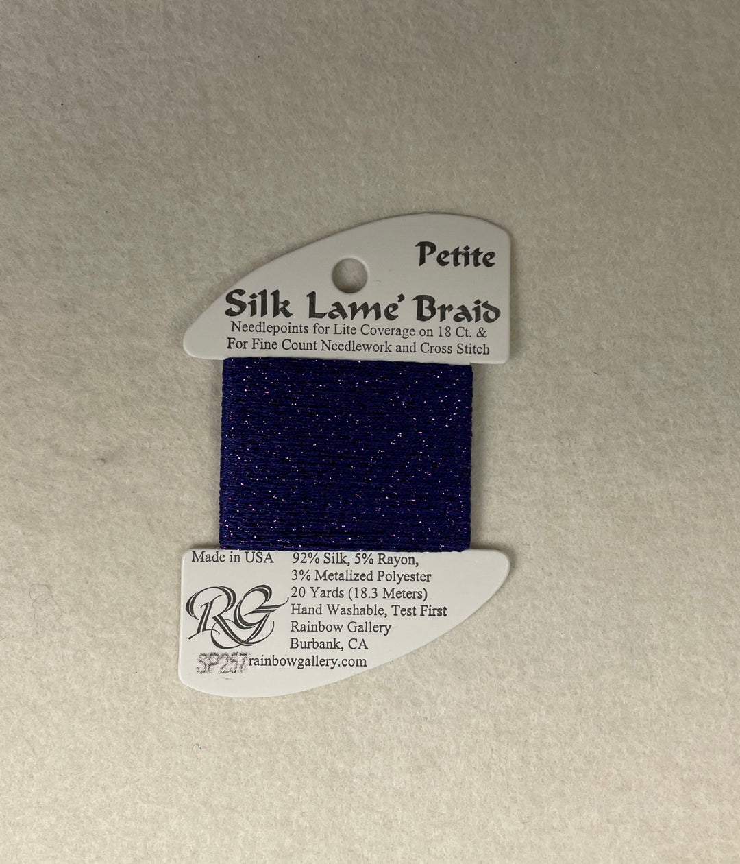 Petite Silk Lame Braid SP257 Boysenberry