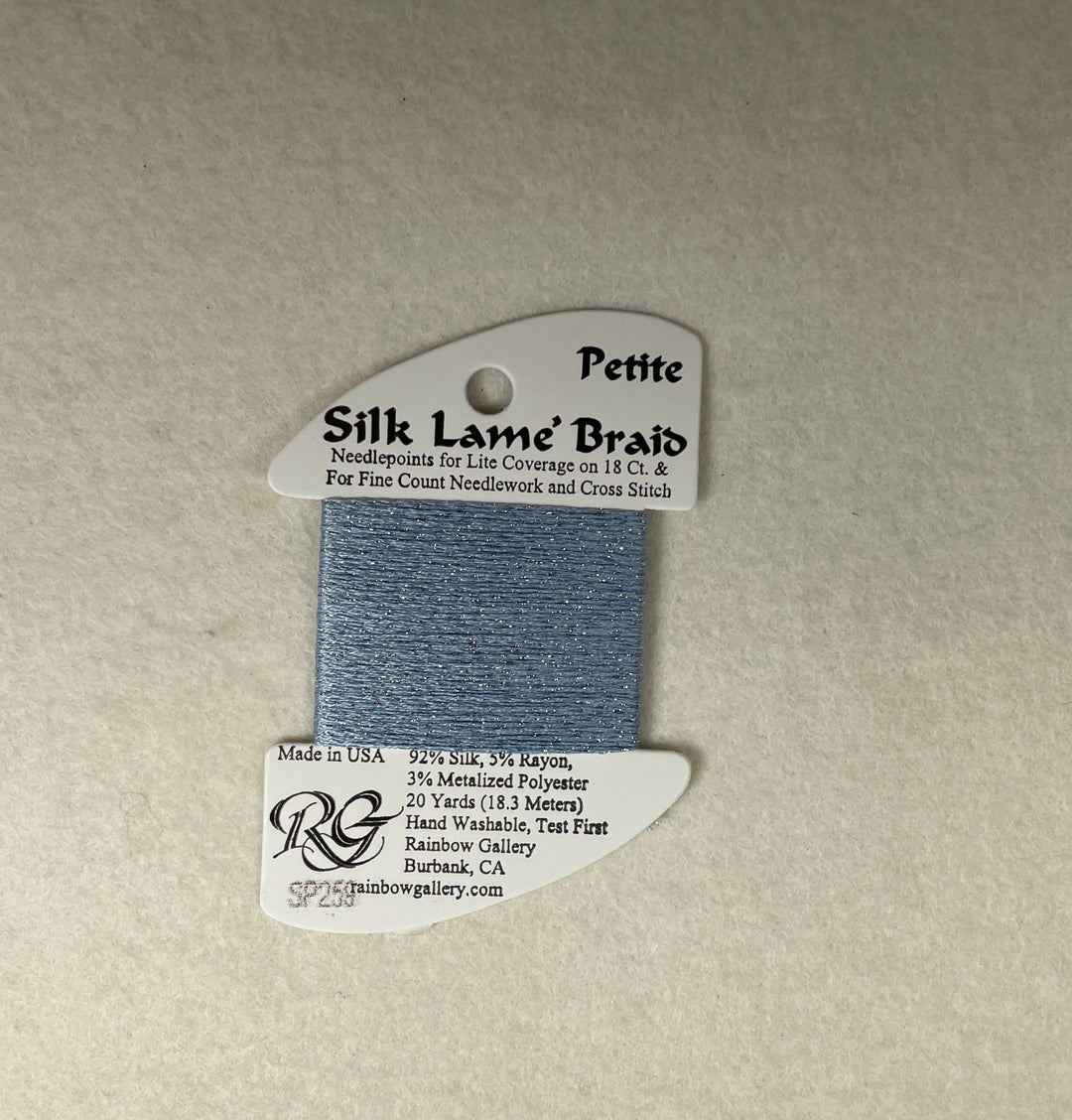 Petite Silk Lame Braid SP259 Blue Topaz
