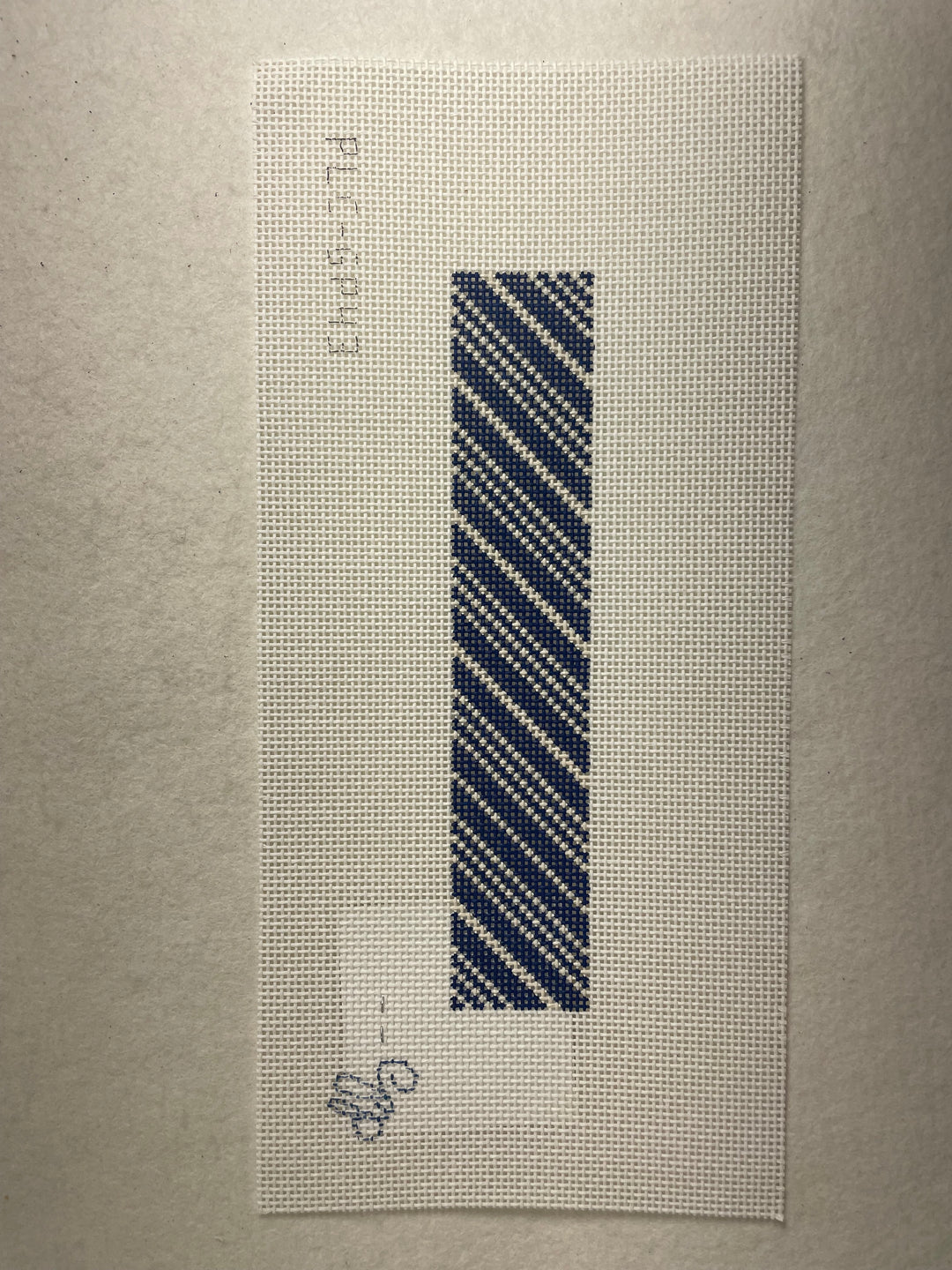 * Penny Linn WS French Stripes Key Fob- Navy