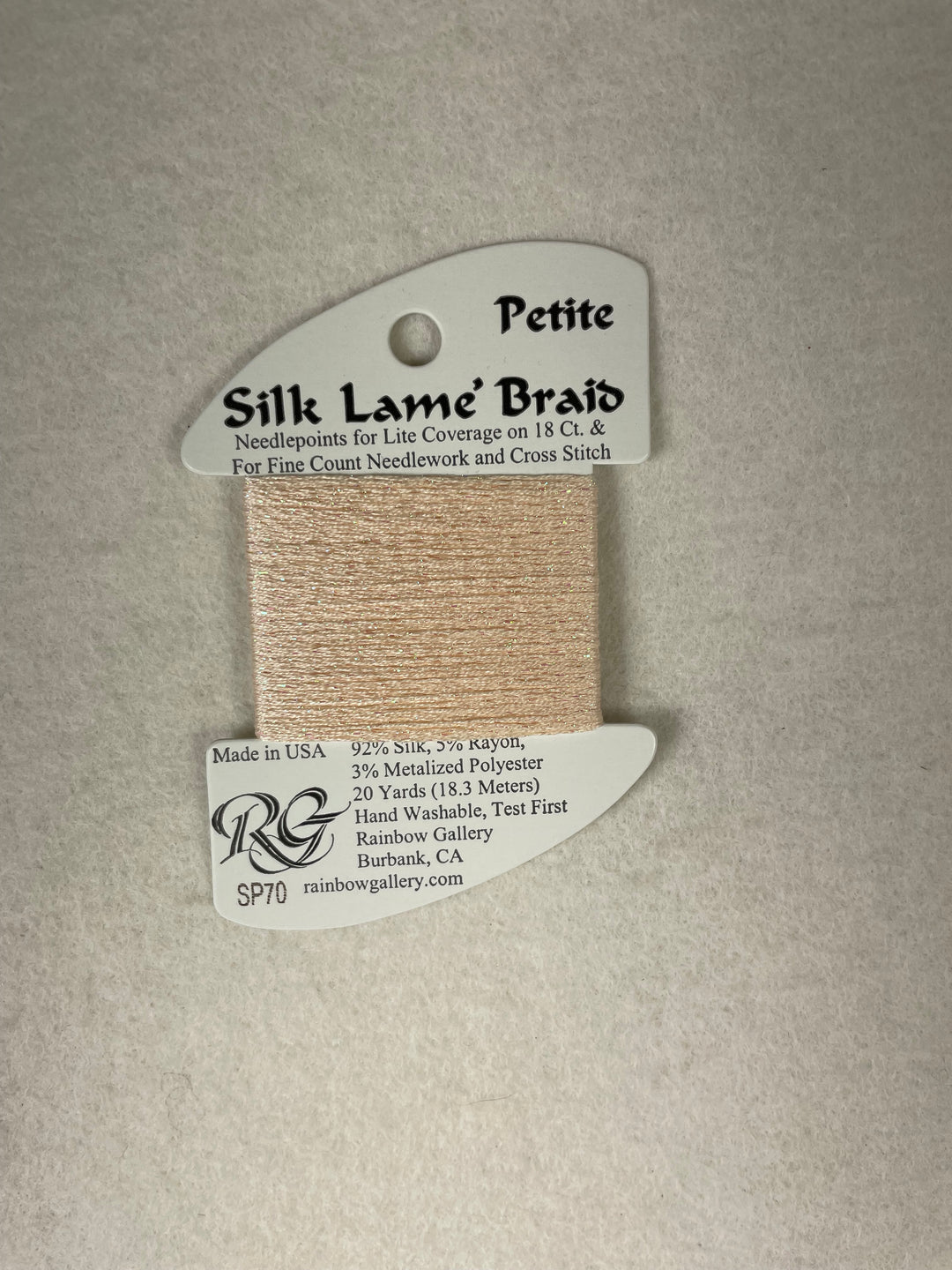 Petite Silk Lame Braid SP70 Lite Peach