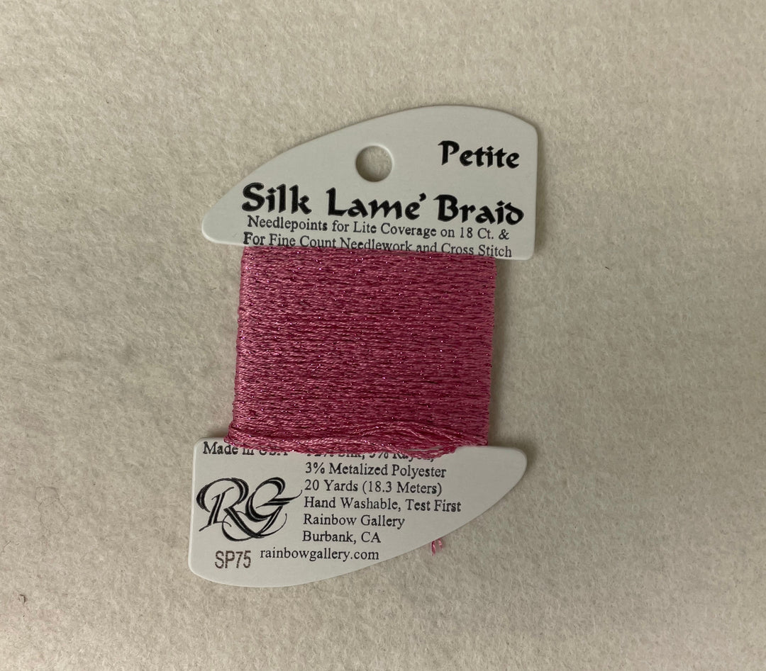 Petite Silk Lame Braid SP75 Wild Rose