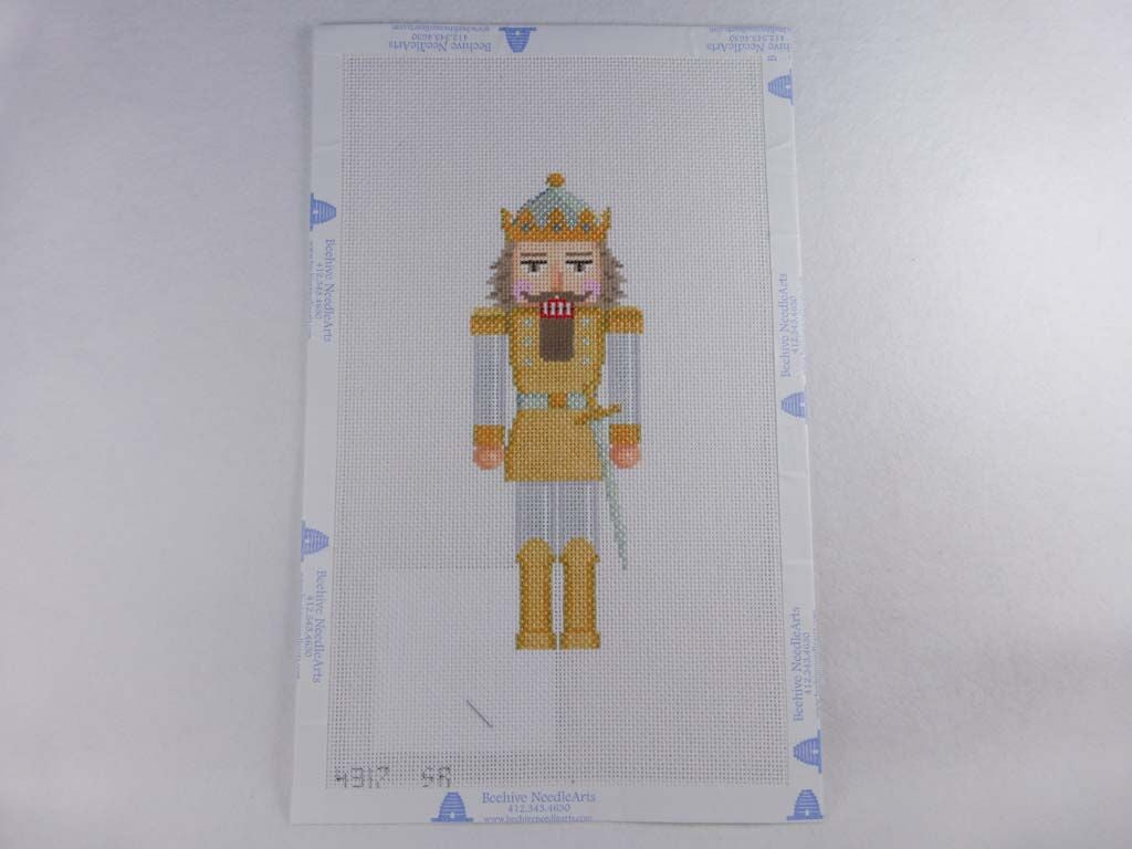 Susan Roberts Needlepoint Design, Inc. 4317 Silver & Gold Nutcracker