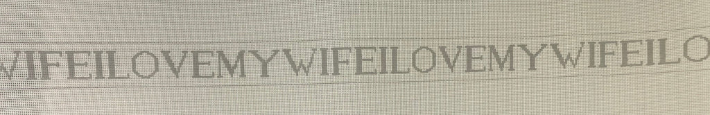 * Kristine Kingston KKB511 I Love My Wife Belt